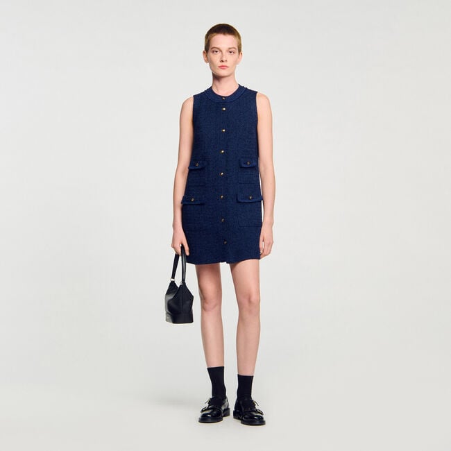 Short tweed dress