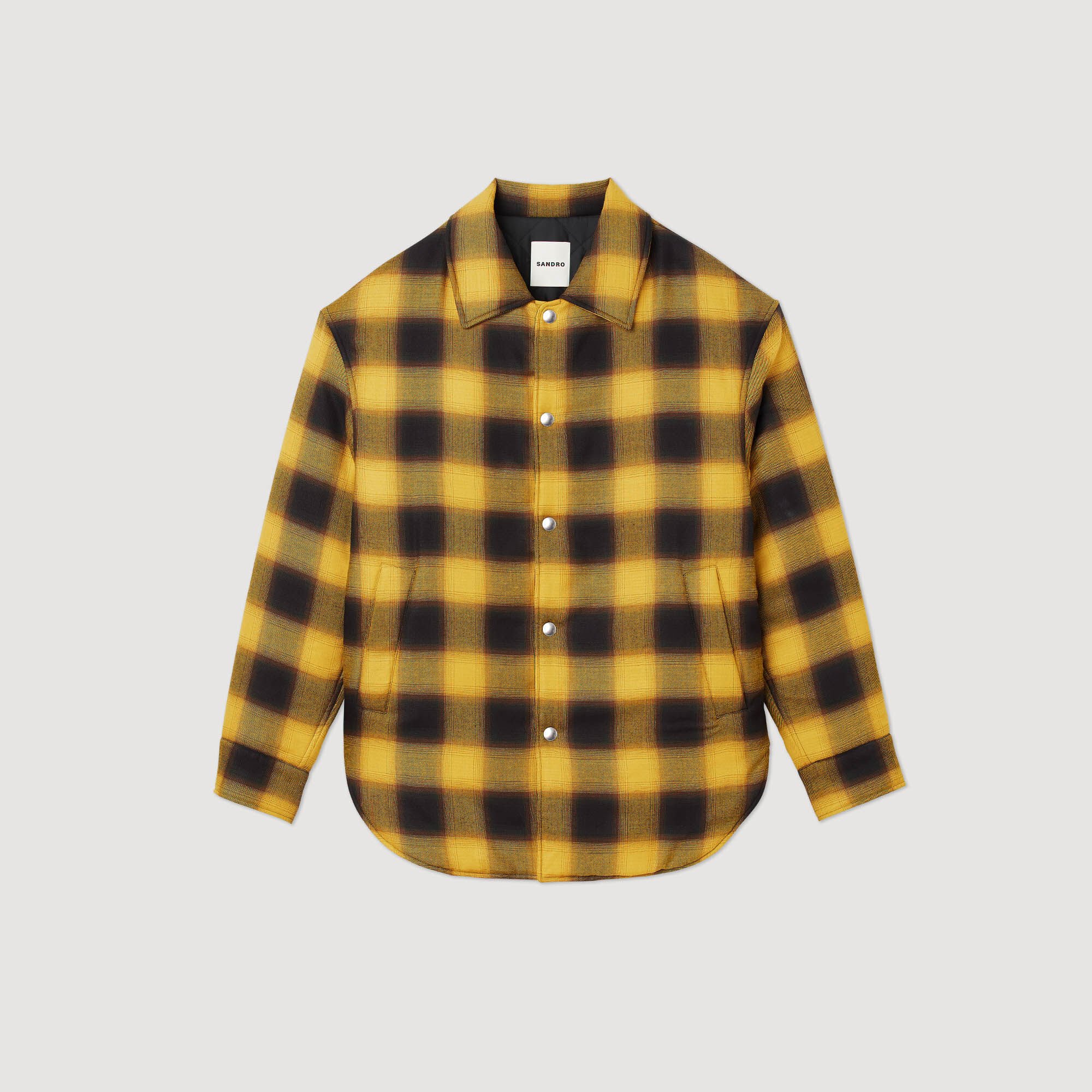 Quilted checked jacket