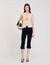 Ruffled capri pants