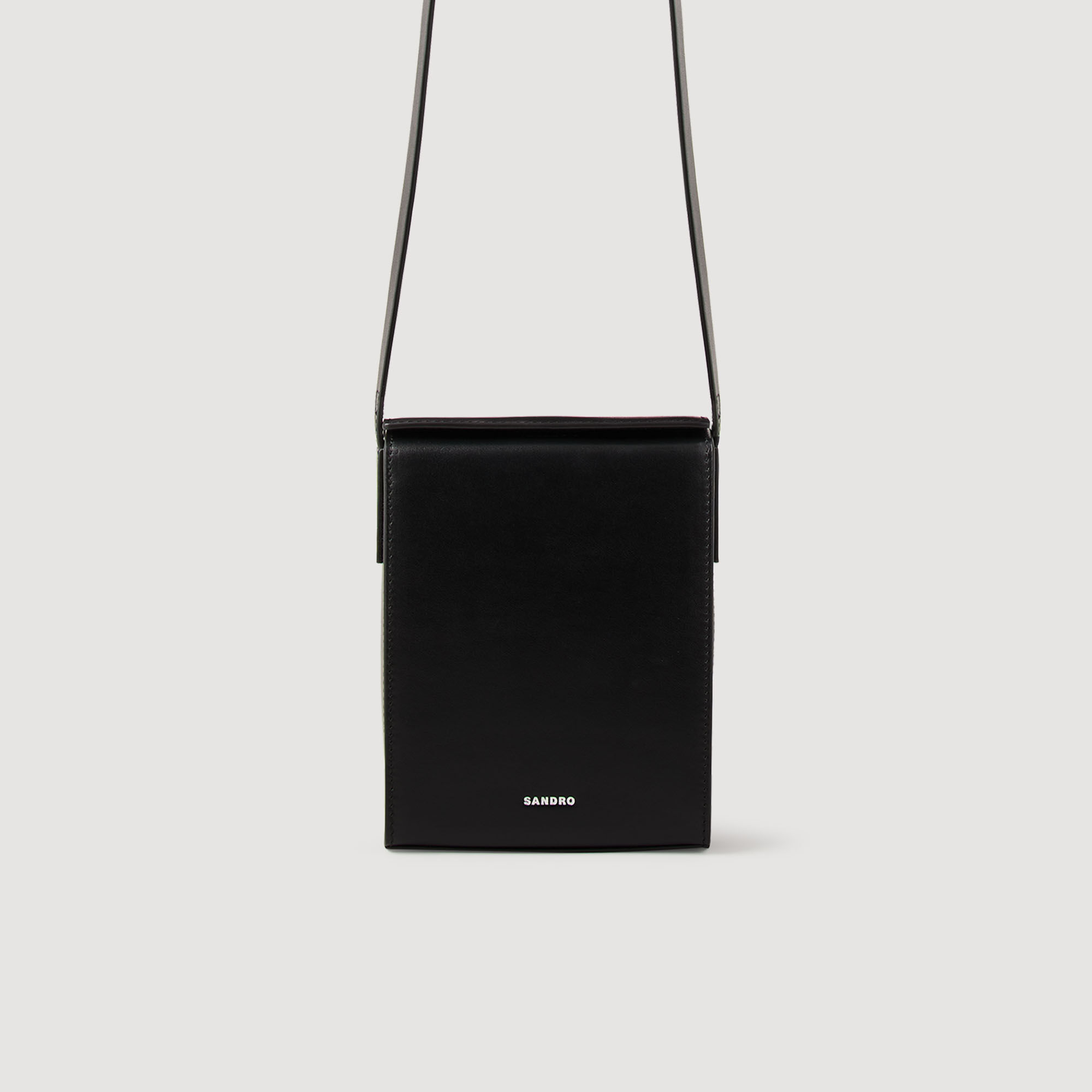 Leather shoulder bag