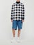 Quilted checked jacket