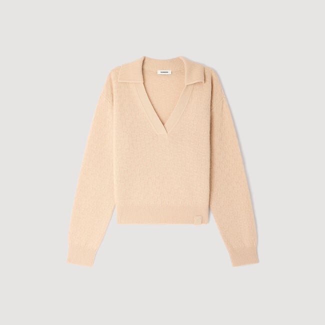 Polo-neck jumper