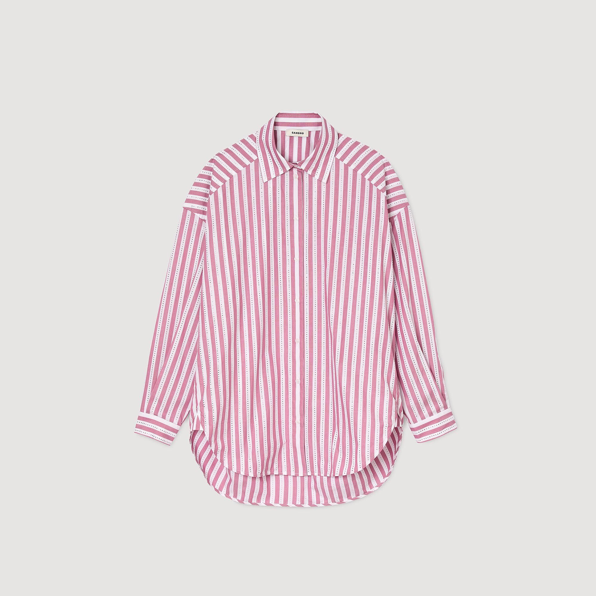 Striped rhinestone shirt