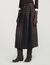 Scarf print maxi skirt