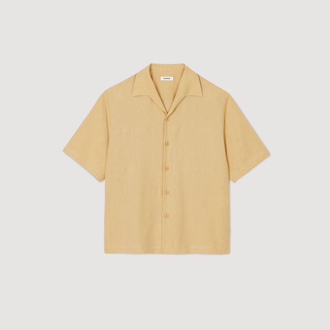 Cotton and linen shirt