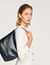 Leather bucket bag