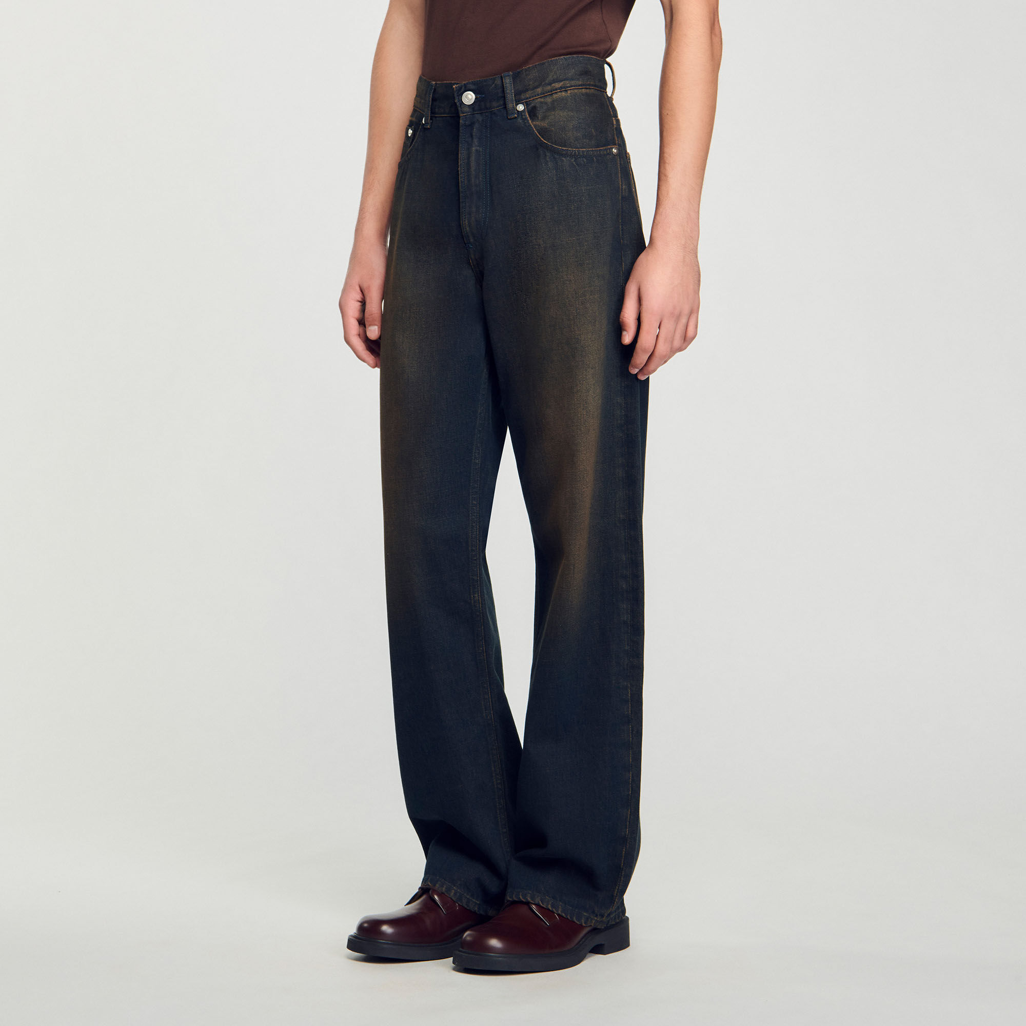 ボトムスその他 The Attico Brown shaded baggy jeans The Attico Brown shaded baggy jeans | TheDoubleF