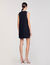 Short dress with rhinestone details