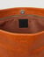 Grained leather shoulder bag