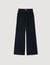 Wide-leg raw jeans