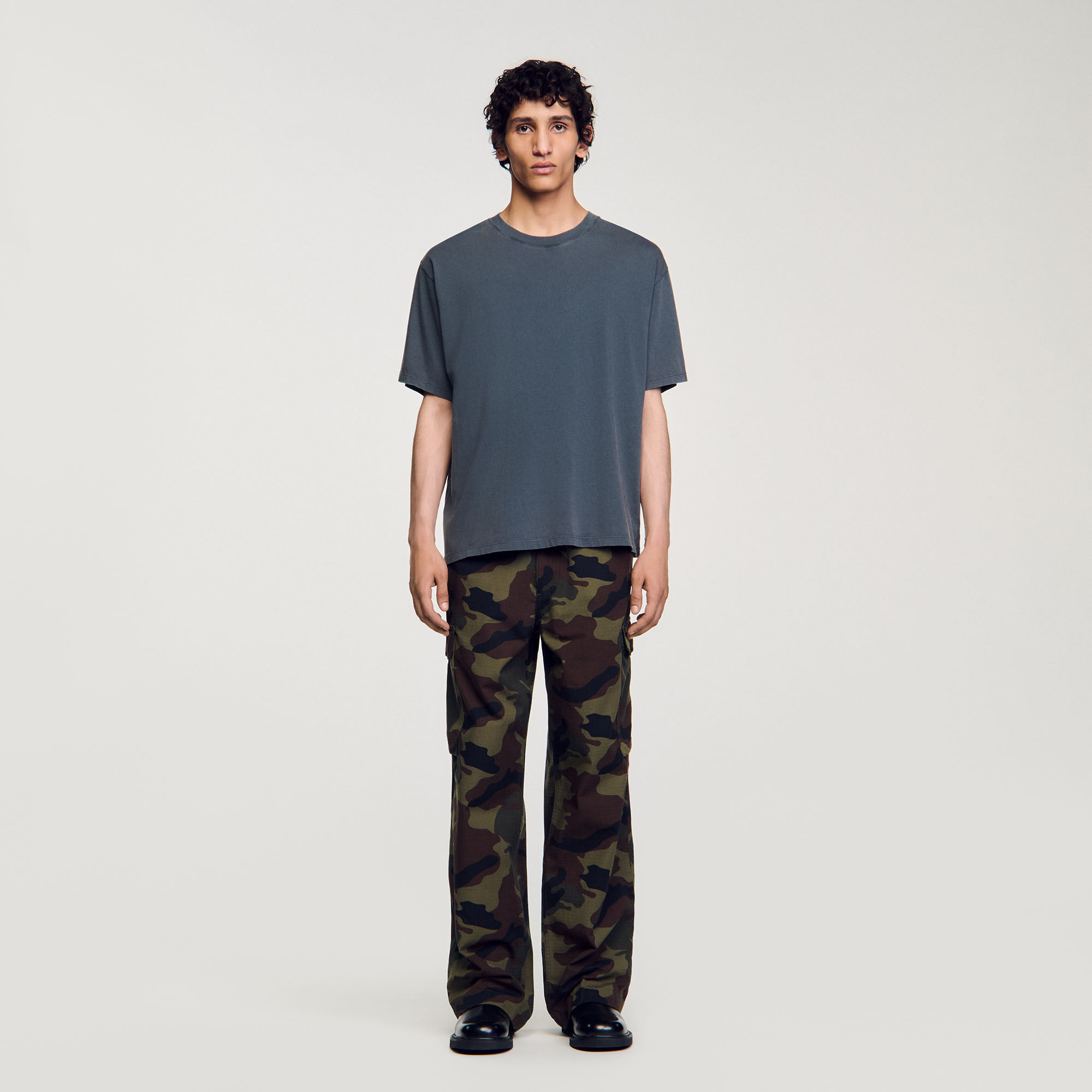 Faded-effect T-shirt