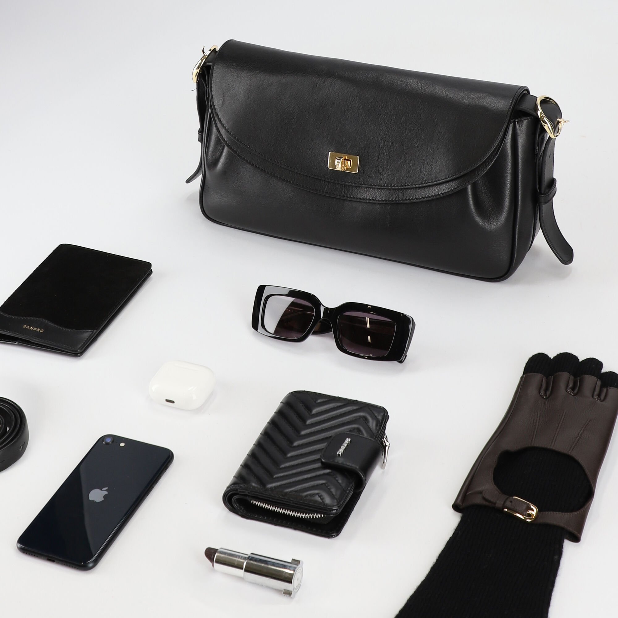 Le Mambo plain leather bag