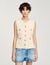 Decorative tweed waistcoat