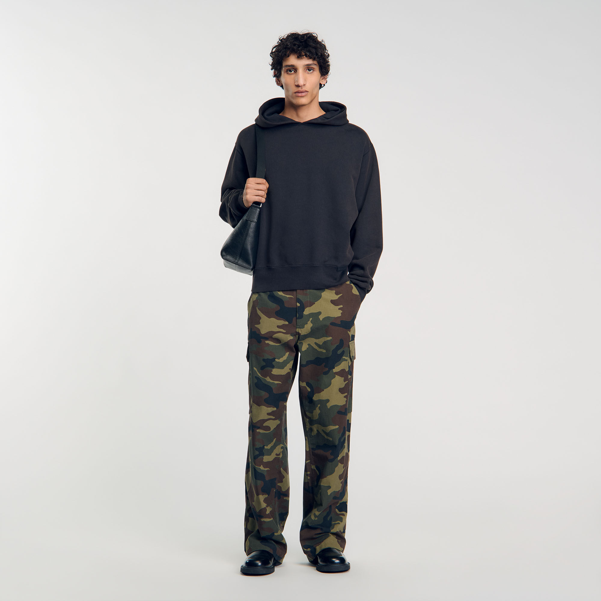 Sandro black hoodie best sale