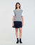 Dual-material knit jumper