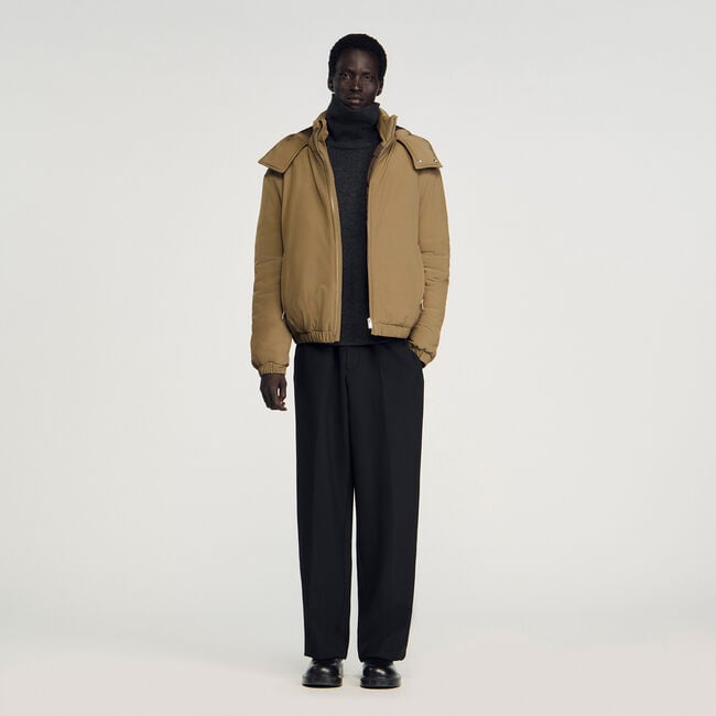Puffer jacket with hood
