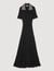 Knit maxi dress with studs