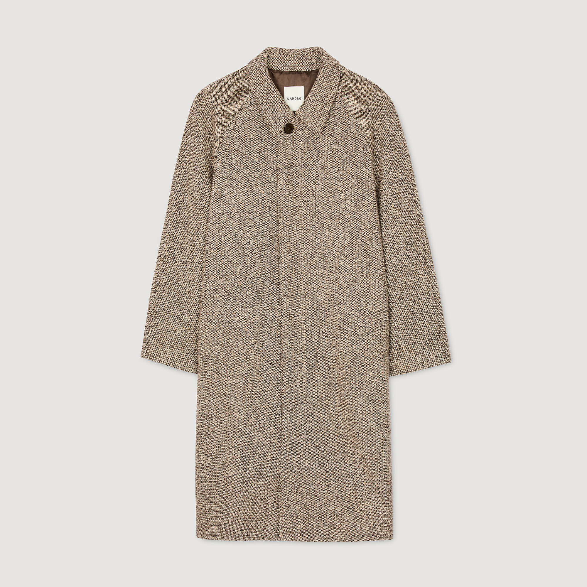 Oversized wool coat