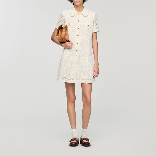Short lace dress - Women | Sandro