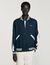 Zip-up varsity jacket
