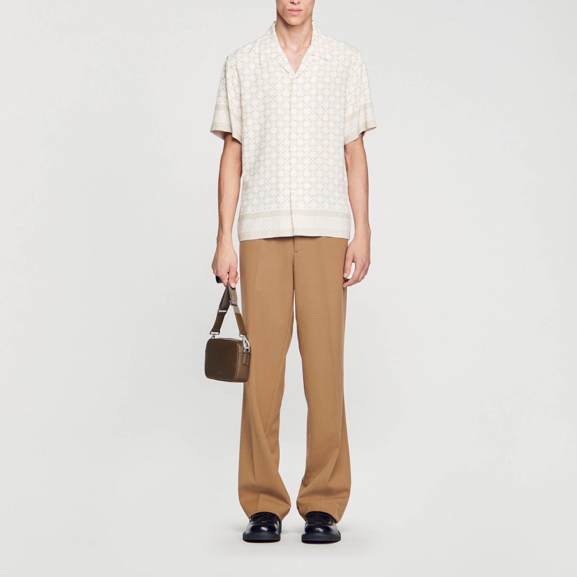 Square Cross short-sleeved shirt