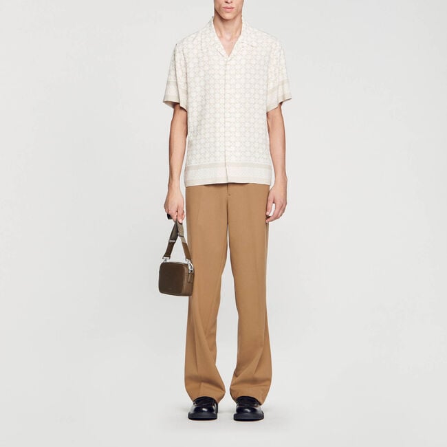 Square Cross short-sleeved shirt