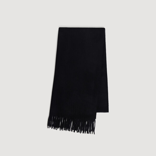 Wool and cashmere scarf