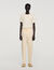 Wide-leg cotton trousers