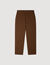 Wide-leg cotton trousers