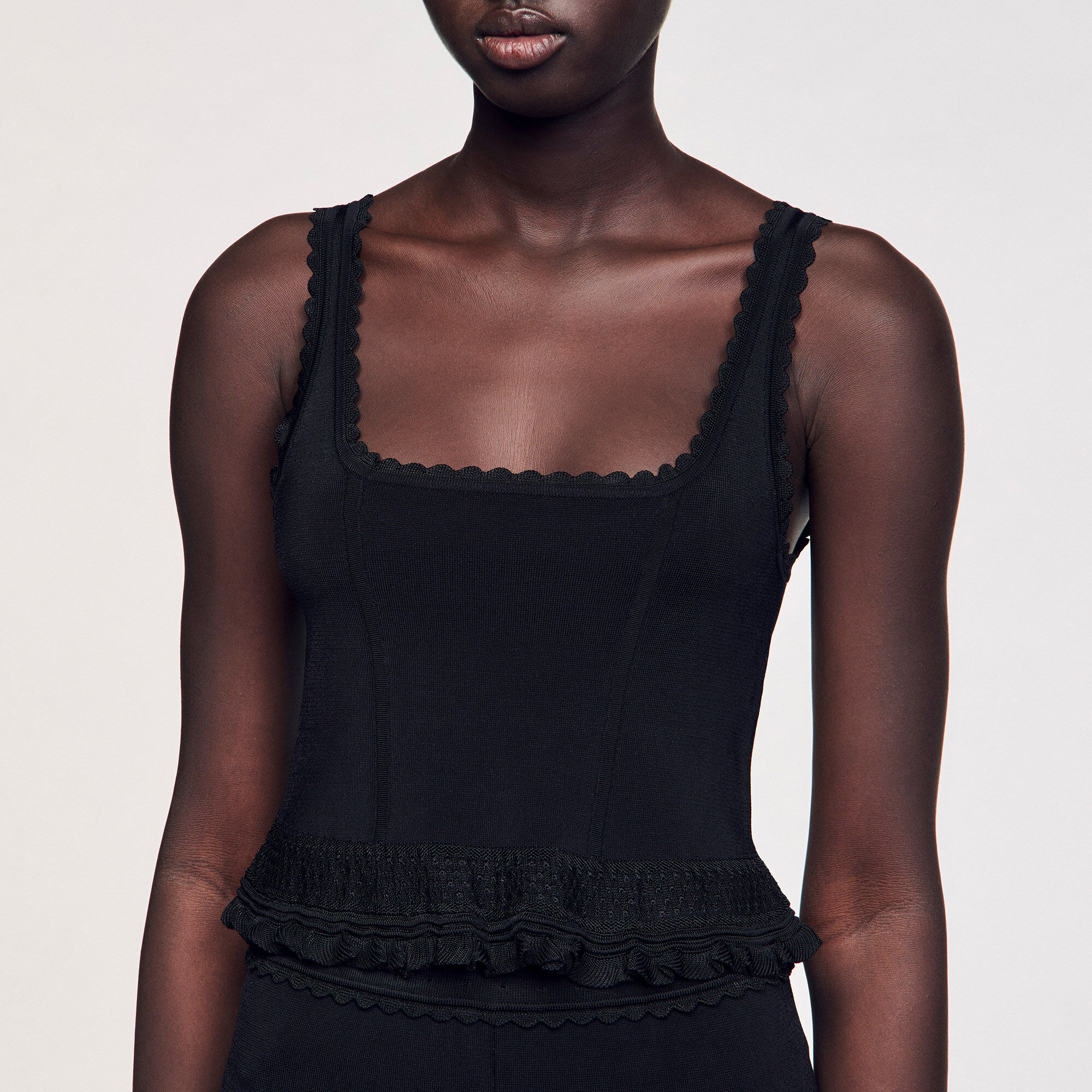 Ruffled top