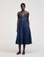 Midi denim dress