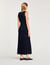 Long dress with crochet detailing