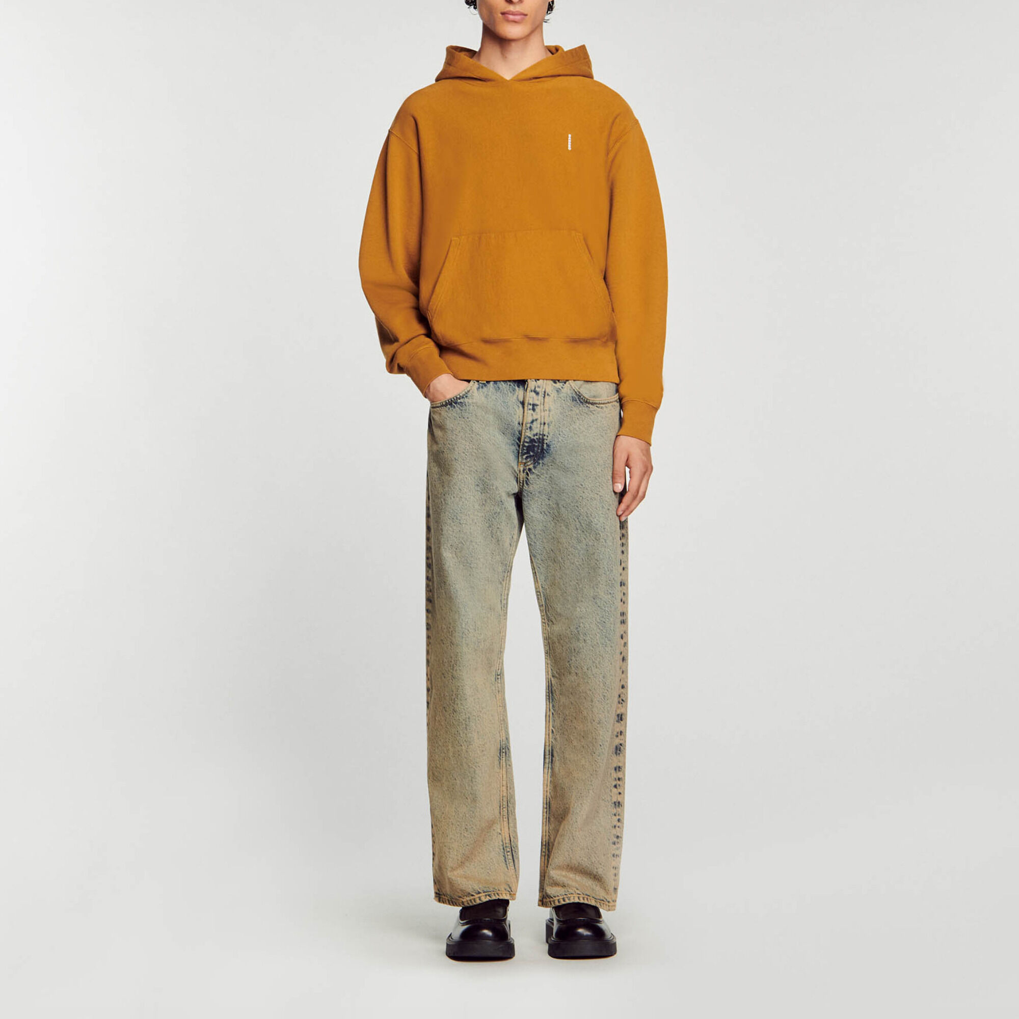 Sandro orange hoodie discount