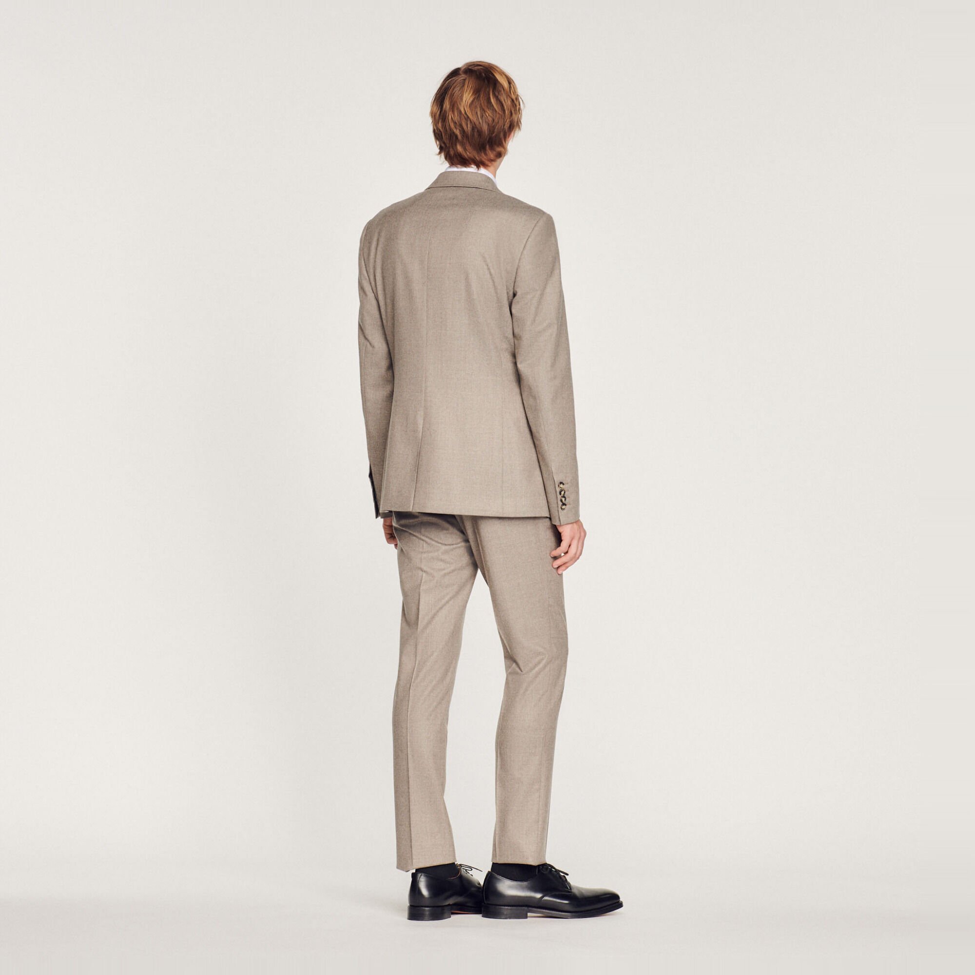 Flannel suit jacket