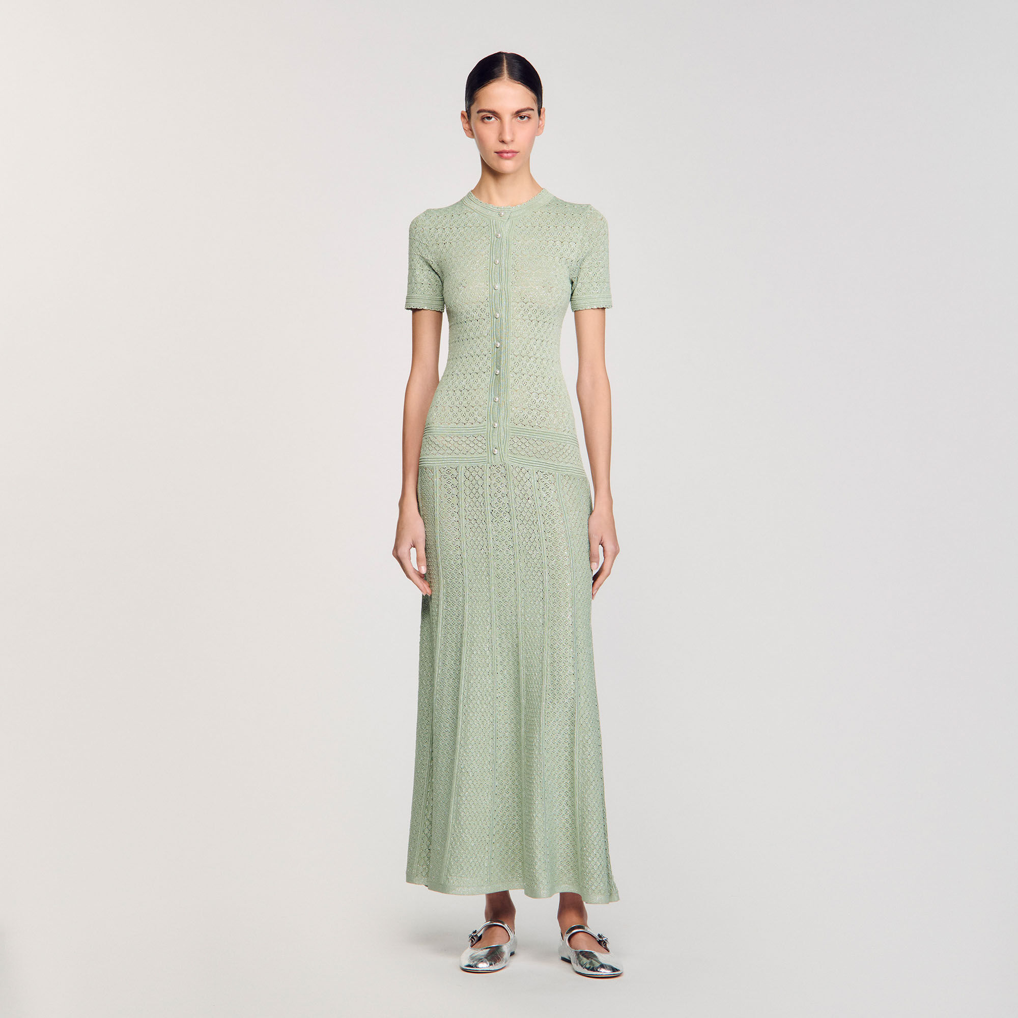 Knit maxi dress