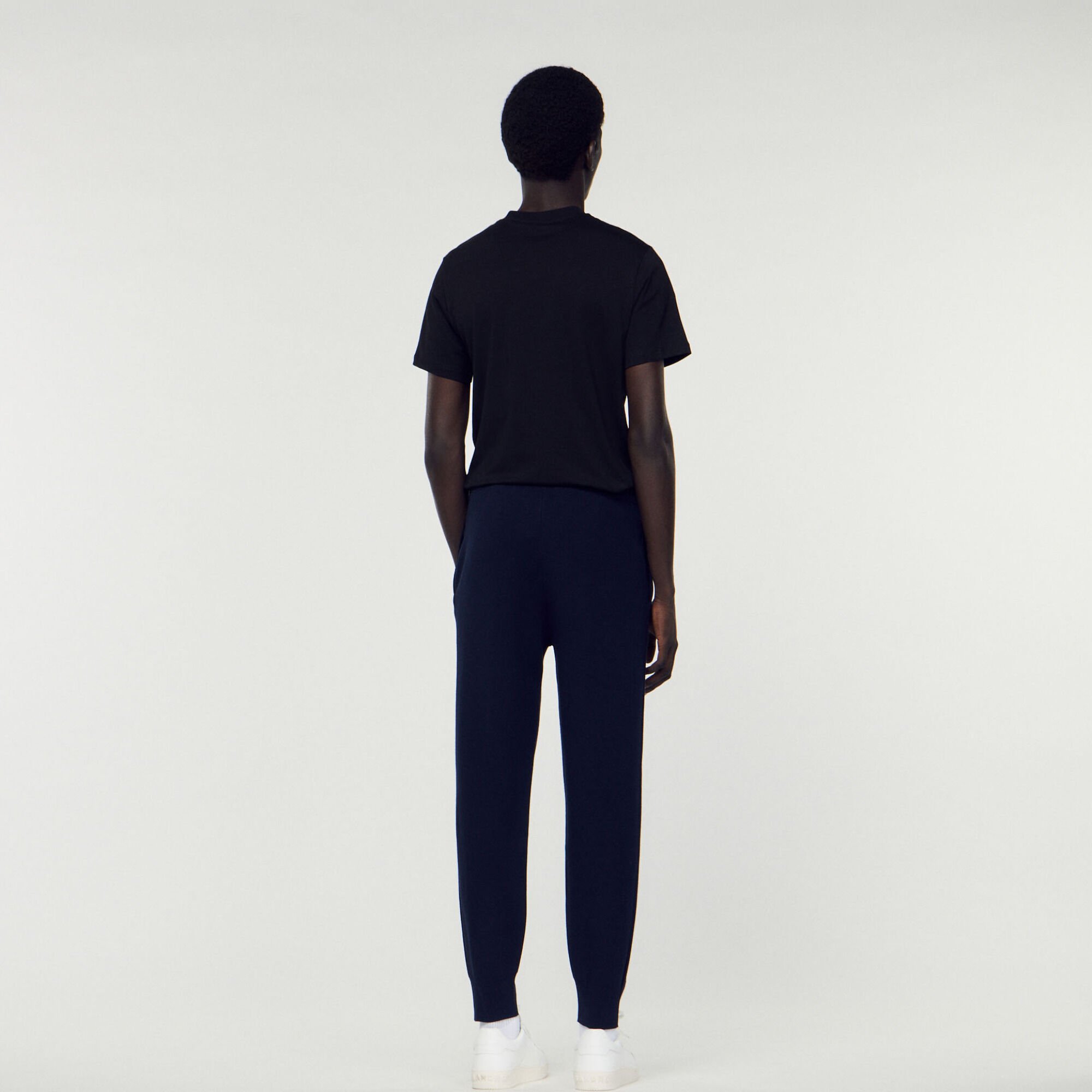 Knit jogging bottoms