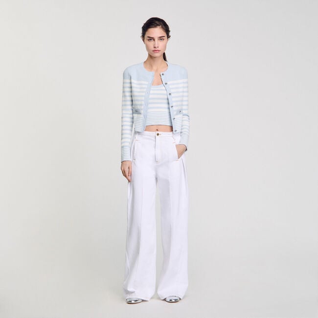 Striped cardigan