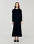 Textured knit maxi dress