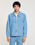 Square cross denim jacket