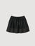 Short dual-material skirt