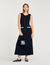 Long dress with crochet detailing