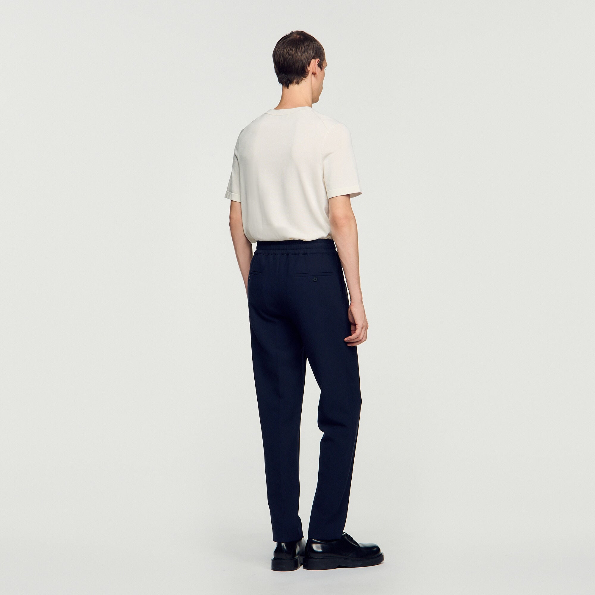 Elasticated straight trousers - Men | Sandro