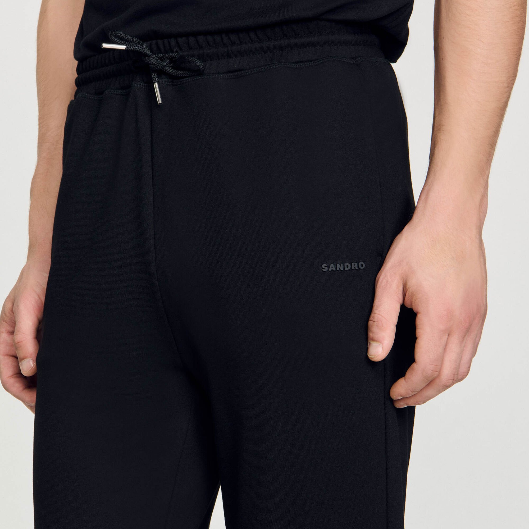 Knitted jogging bottoms