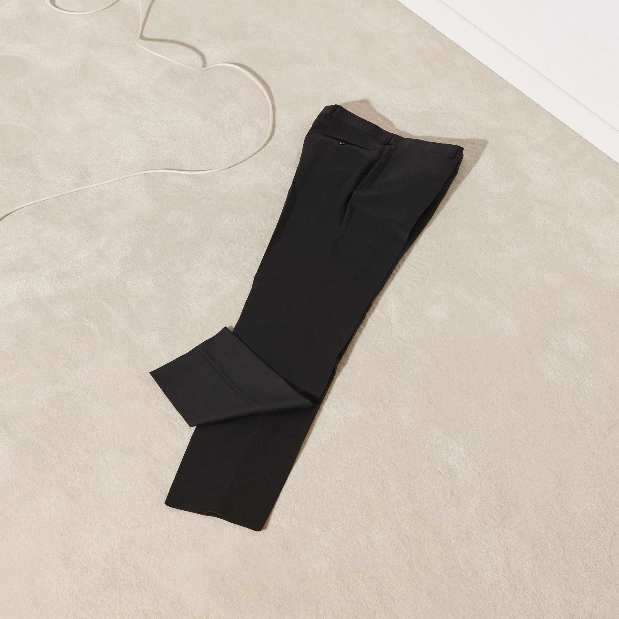 Wool suit trousers