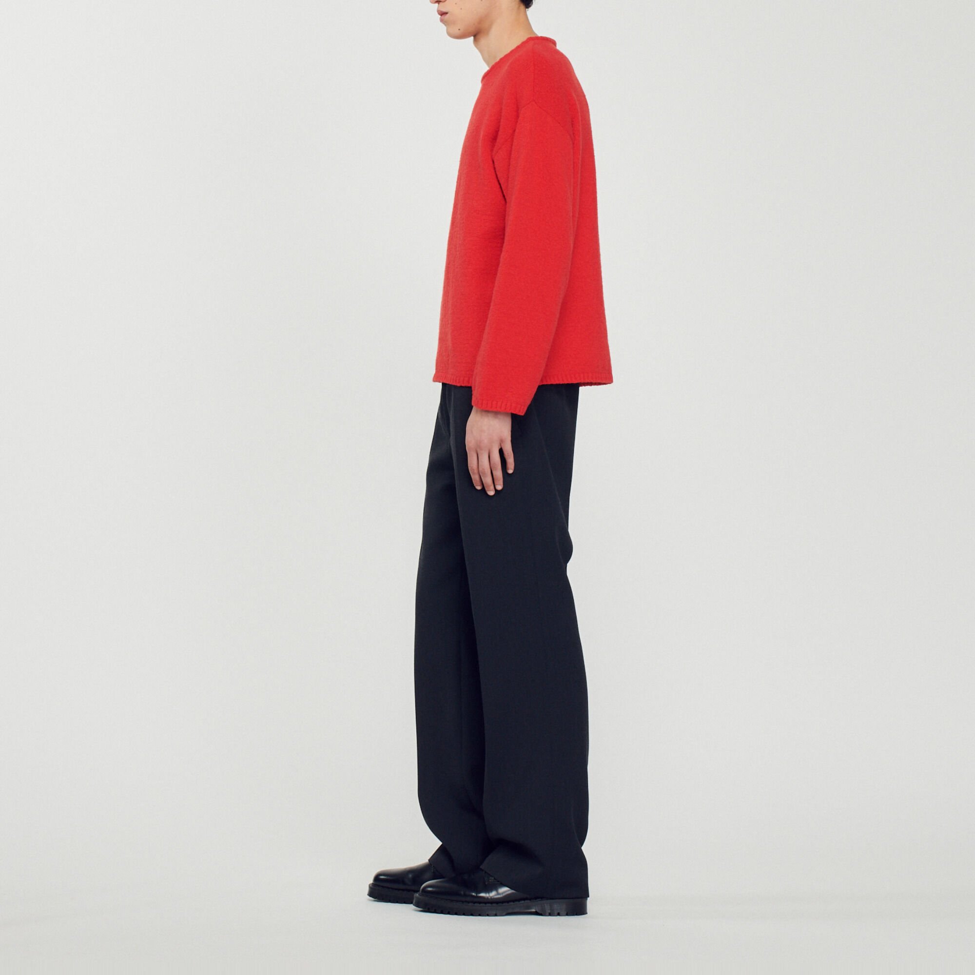 Bouclé knit sweater