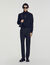 Elasticated straight trousers