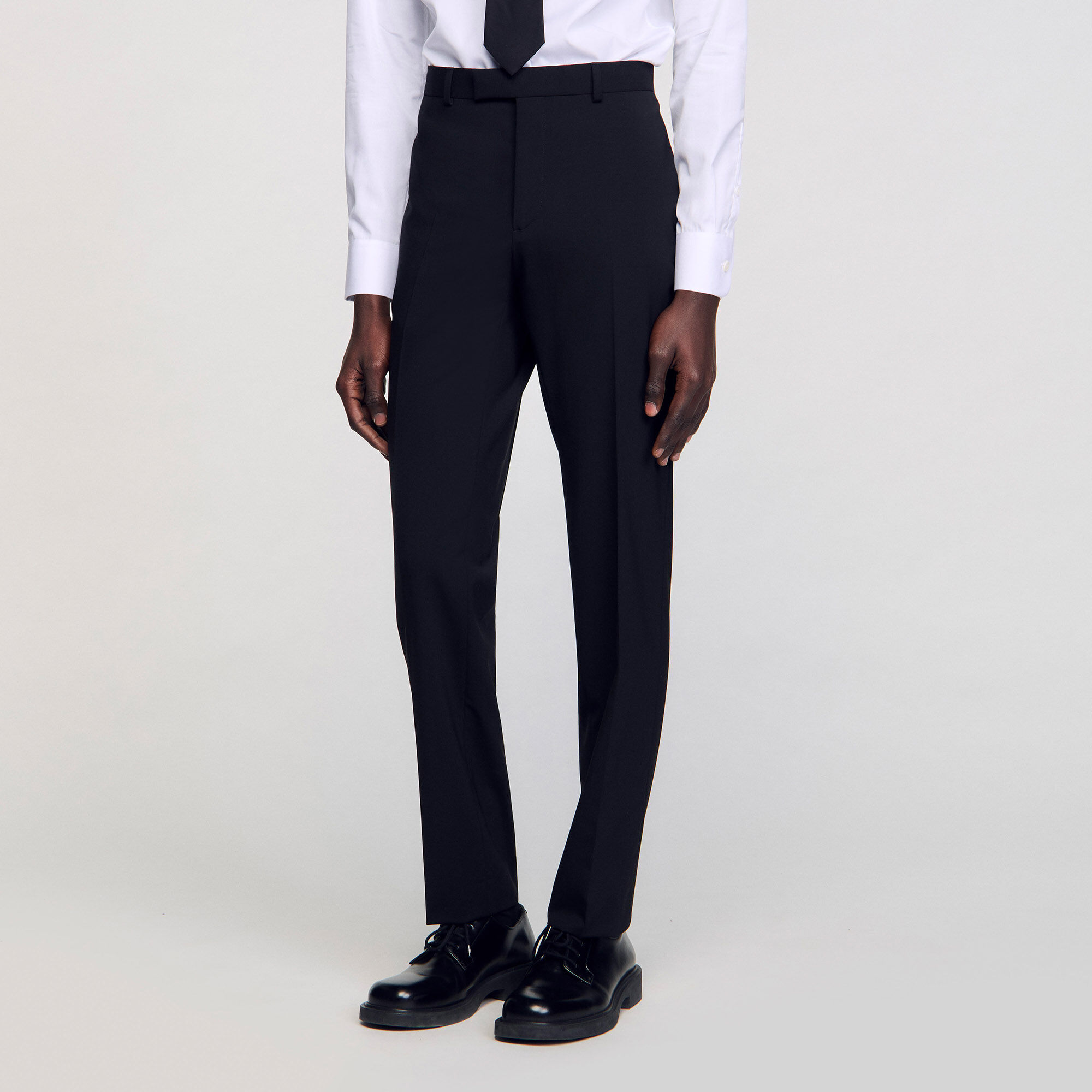 最終価格　Sandro Paris スーツセットアップ Double-breasted suit jacket blue for Men | Sandro Paris