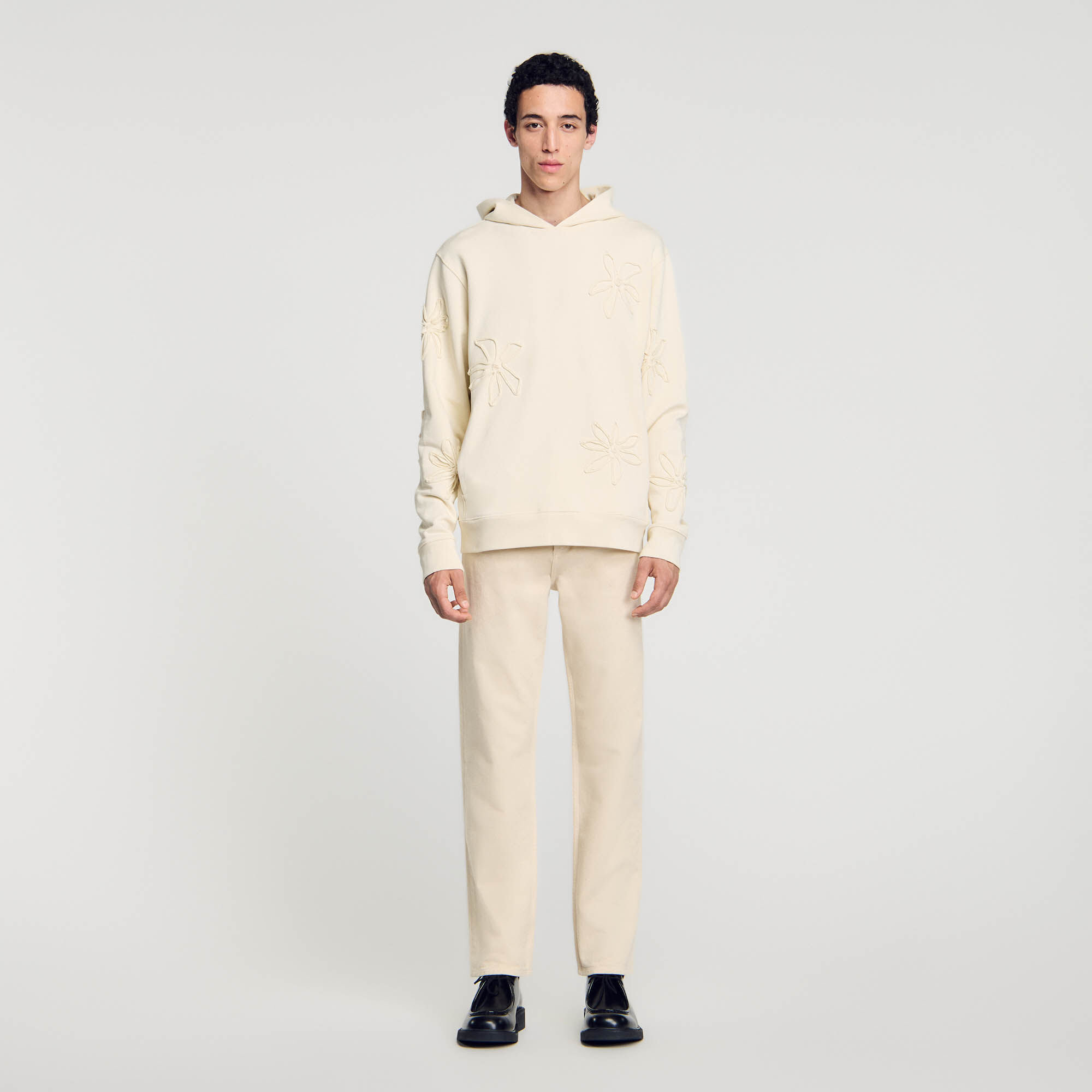 Sandro paris white hoodie online