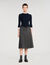 2-in-1 mixed wool jumper