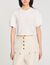 Beaded cropped T-shirt